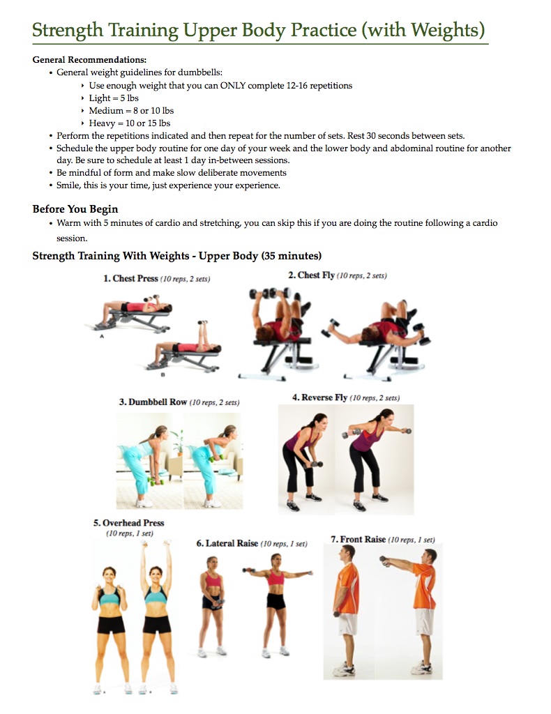 Muscular Strength And Endurance Upper Body Exercises Exercise